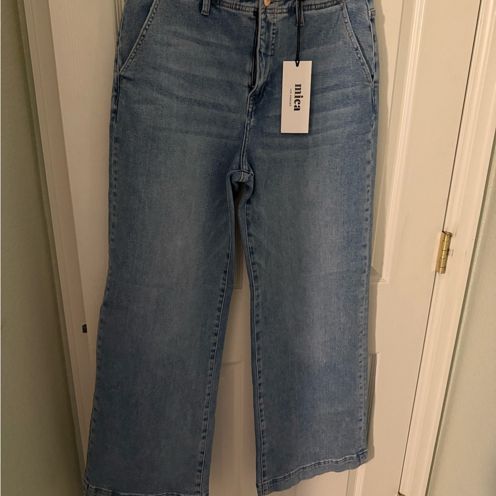 Mica LA Super High Wide Leg Jeans